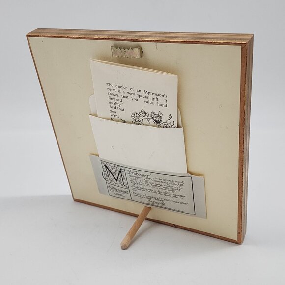 Vintage Hand Painted Embossed Butterfly in Ornate Gold Frame by MPressions - Picture 7 of 13